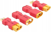 2 pary XT60 bezprzewodowy adapter do złącza T-Plug Deans do modeli RC