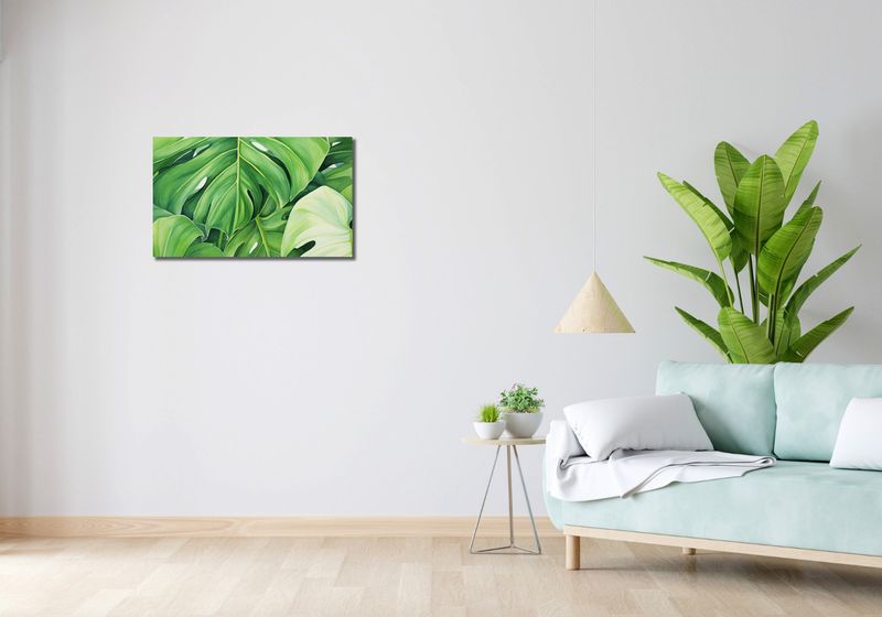 Obraz 70x40cm Tajemnice Liści zdjęcie 2