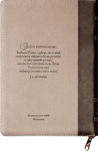 Nowy Testament NPD suwak paginatory beżowy na Arena.pl