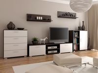 Szopen 2 WENGE/BIAŁY do salonu pokoju