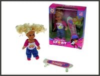 lalka 11cm na deskorolce hrl17