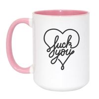 Duży Biało-Różowy 450 ml