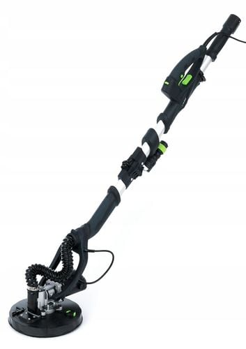 SZLIFIERKA ŻYRAFA DO GIPSU GŁADZI TYNKU LED DWIE GŁOWICE PAPIER 12x na Arena.pl