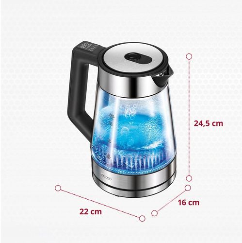 Czajnik elektryczny bezprzewodowy regulacja temperatury szklany MPM MCZ-116 na Arena.pl