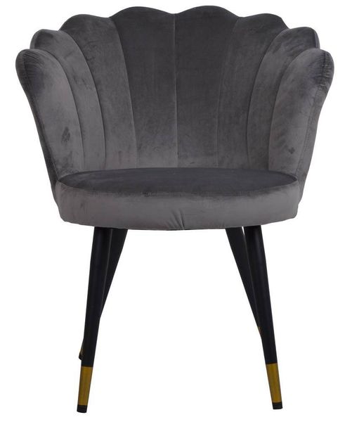 Fotel muszla szare zdjęcie 1