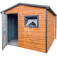 Schowek Domek ogrodowy 3x3 Drzwi Okno rynny blachodachówka ID659