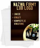 Ulotki A5 reklamowe firmowe 5000 szt dużo wzorów ZNIZCE KOMPOZYCJE KWIATOWE