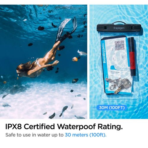 SPIGEN A601 UNIVERSAL WATERPROOF CASE CRYSTAL CLEAR na Arena.pl