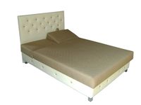 łóżko tapicerowane 120x200 z materacem + regulacja podgłówka