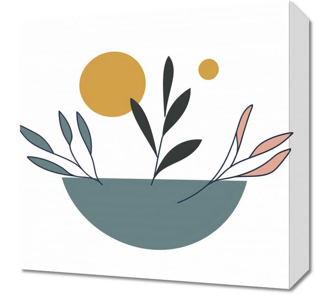 Obraz 40x40cm Miska Roślinności zdjęcie 1