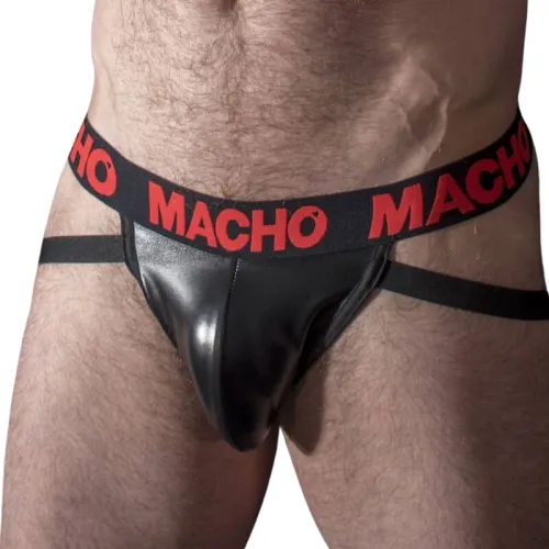 macho mx25rc jock l czerwony - anatomiczny model z syntetycznej skory na Arena.pl