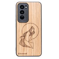 Drewniane Etui Bewood do Oppo Reno 12 Pro 5G WILK DĄB