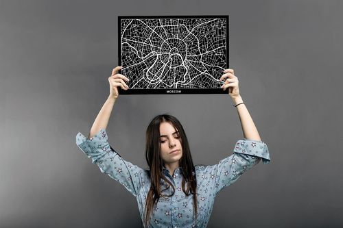 Deco Panel, Plan miasta Moskwa 60x40 na Arena.pl