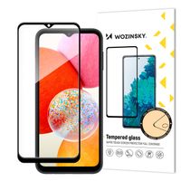 szkło hartowane 9h full glue z czarną ramką do samsung a15 / a15 5g