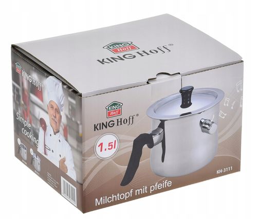 Garnek do gotowania mleka Kinghoff 1,5 l na Arena.pl