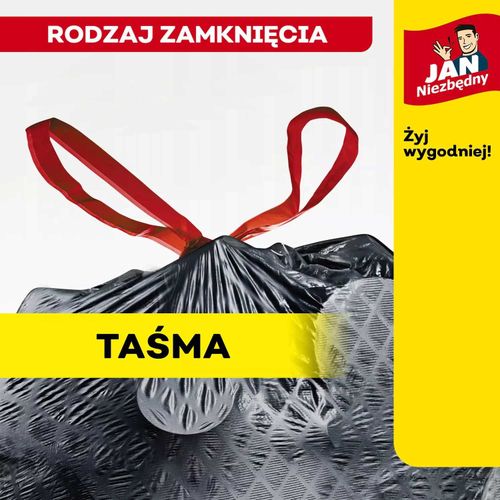 Jan Niezbędny Worki LD Magnum Flex Taśma 120L 8szt. - 1 op. na Arena.pl