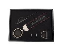 HYUNDAI BRELOK samochodowy HYUNDAI BRELOCZEK do kluczy + pudełko na prezent