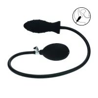 levelz czarny balonowy korek anatomiczny z silikonu 15 cm