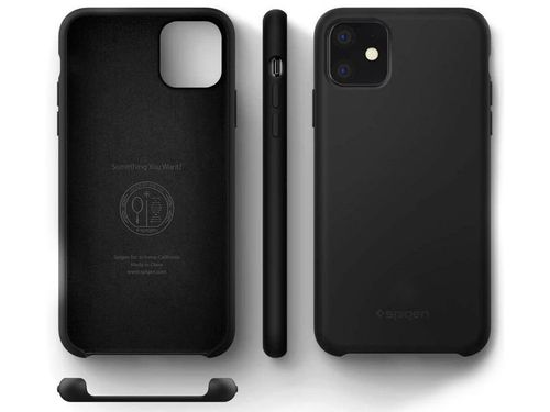 Etui Spigen Silicone Fit do Apple iPhone 11 Black na Arena.pl