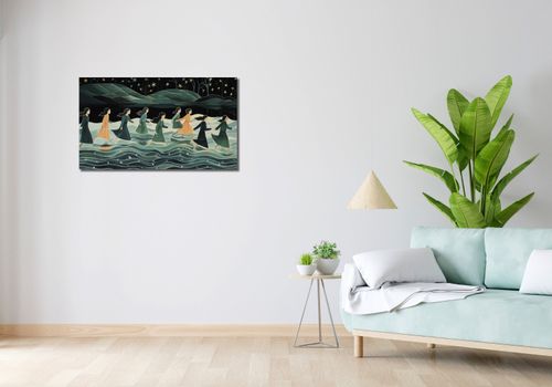 Obraz 90x50cm Nocna Procesja na Arena.pl