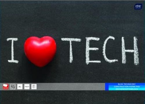 Blok techniczny Interdruk A4 czarny na Arena.pl