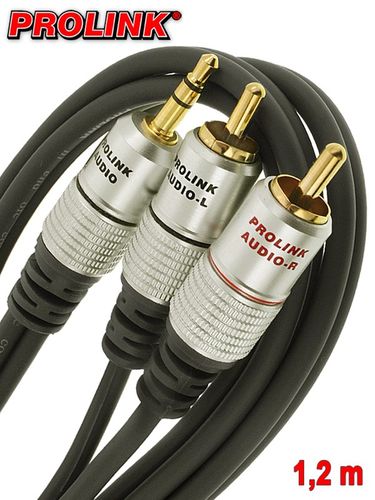 Prolink Exclusive kabel Jack 3,5 mm - 2RCA 1,2 m na Arena.pl