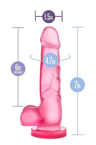 Dildo-B Yours Sweet N Hard 4 Pink zdjęcie 5