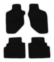 Dywaniki welurowe CARLUX-SILVER Opel Frontera B 3D czarne srebrne