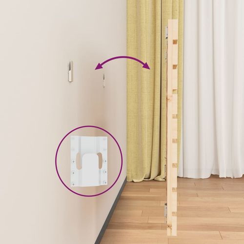 Wezgłowie łóżka, 96x3x63 cm, lite drewno sosnowe na Arena.pl