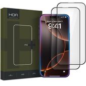 szkło hartowane hofi glass pro+ 2-pack iphone 16 pro black