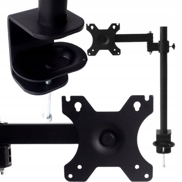 Regulowany uchwyt na monitor do biurka 10-29" zdjęcie 1