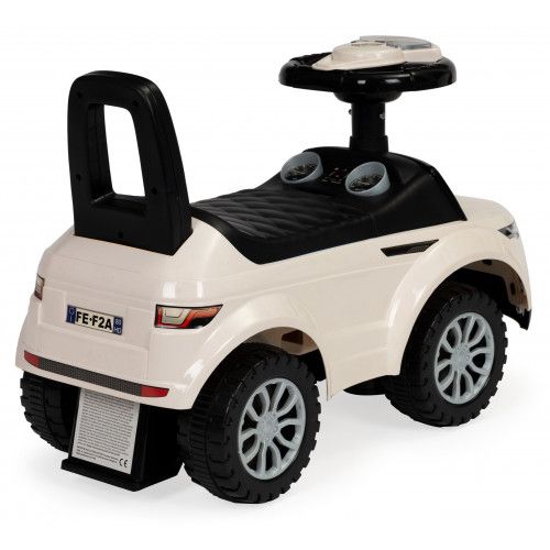 JEŹDZIK AUTO DŹWIĘKI BIAŁY DLA DZIECI +12M BEZPIECZNY SCHOWEK na Arena.pl