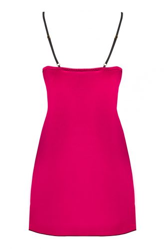 KOSZULKA SATYNOWA BORDOWA ELEGANCKA +STRINGI L/XL na Arena.pl