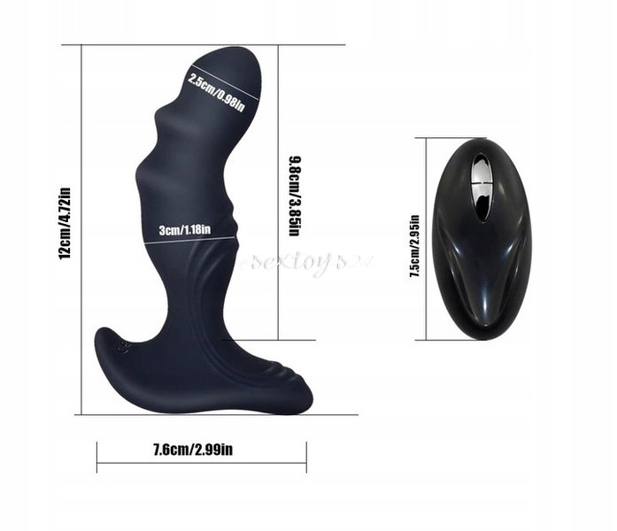 Masażer Prostaty Z Wibratorem 7 Prog. Pilot Usb zdjęcie 3