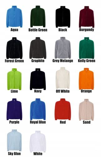 Polar męski zapinany na zamek TWÓJ HAFT LOGO GRAFIKA firmowy reklamowy na Arena.pl