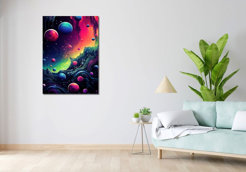Obraz 70x100cm Kalejdoskop Galaktyk zdjęcie 2