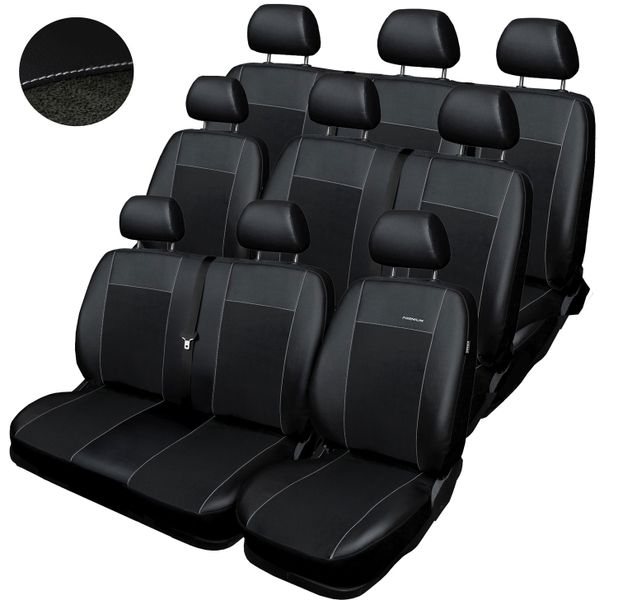 Pokrowce miarowe Premium do Renault Trafic 9os 01-14r. zdjęcie 1