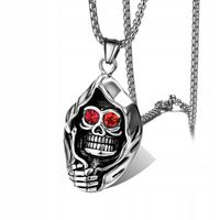 NASZYJNIK Srebrny ŚMIERĆ CZACHA REAPER SOA 347