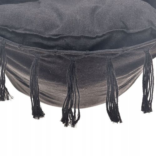 Ciemno szary Antracyt hamak brazylijski kokon huśtawka ogrodowa poduszki na Arena.pl