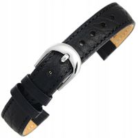 Pasek skórzany BISSET BS156 czarny - 14 mm