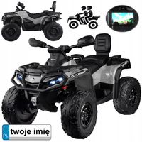 Quad na akumulator dla dzieci 2 osob CAN-AM OUTLANDER 4x4 Panel LED PA0326