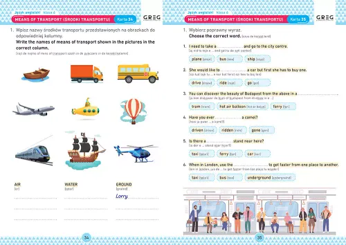 Język Angielski. Karty Pracy W Szkole I W Domu. Klasa 6 na Arena.pl