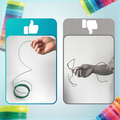 DUŻY ZESTAW FILAMENTY 200 M 40 KOLORÓW WKŁADY PLA DO DRUKARKI 3D 1,75 MM na Arena.pl