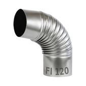 KOLANO PIECOWE fi 120mm KOLANKO DYMNE 90 STOPNI PIECOWE KOZA