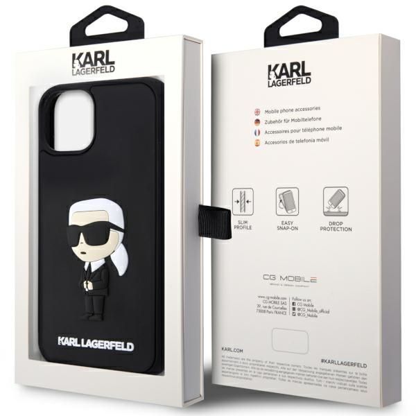 Etui Karl Lagerfeld do iPhone 15 Plus, iPhone 14 Plus, Czarny zdjęcie 8