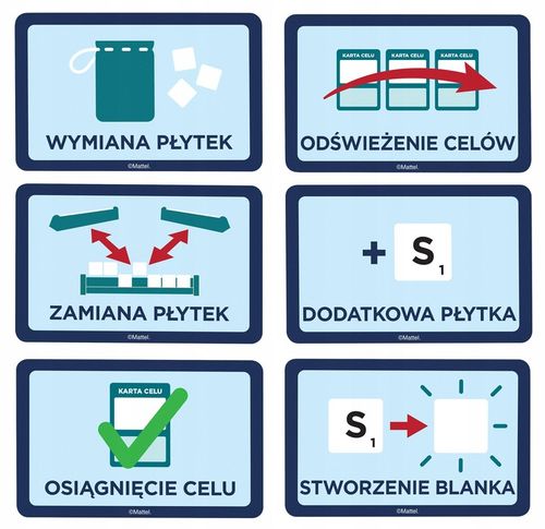 GRA SCRABBLE ORIGINAL 2 GRY W 1 wersja polska, najnowsze wydanie HXM53 na Arena.pl