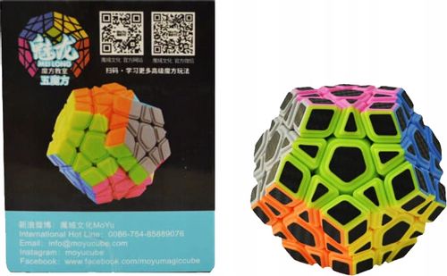 ORYGINALNA KOSTKA RUBIKA MoYu MEGAMINX  Black na Arena.pl
