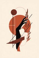 Plakat 67,5x100cm Zmierzch na Dłoni