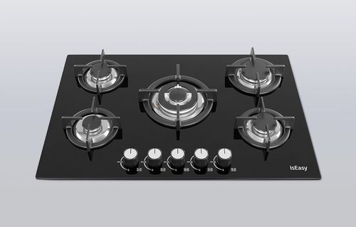 Płyta Gazowa Iseasy Mgbg-775 5 Żeliwnych Palników NG LPG Do Zabudowy na Arena.pl