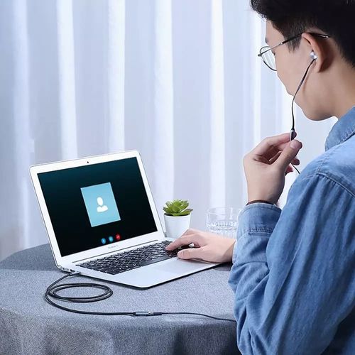 Kabel UGREEN adapter przedłużacz AUX mini jack 3,5 mm 2m niebieski (AV118) na Arena.pl